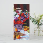 Monet-Blume und Fruchtkarte (Stehend Vorderseite)