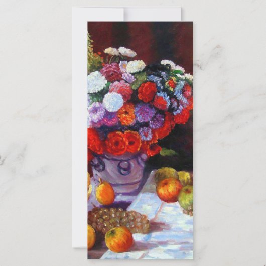 Monet-Blume und Fruchtkarte (Vorderseite)