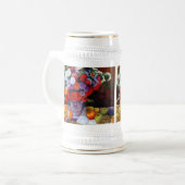 Monet Blume und Obst Bierglas (Vorderseite Links)