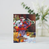 Monet Blume und Obst Einladung (Stehend Vorderseite)