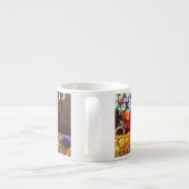 Monet Blume und Obst Espressotasse (Rückseite)