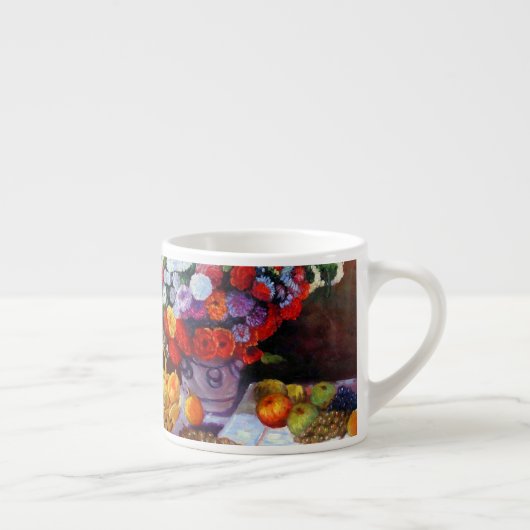Monet Blume und Obst Espressotasse (Rechts)
