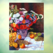 Monet Blume und Obst Fensteraufkleber (Blatt 3)