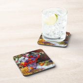 Monet Blume und Obst Getränkeuntersetzer (Rechte Seite)