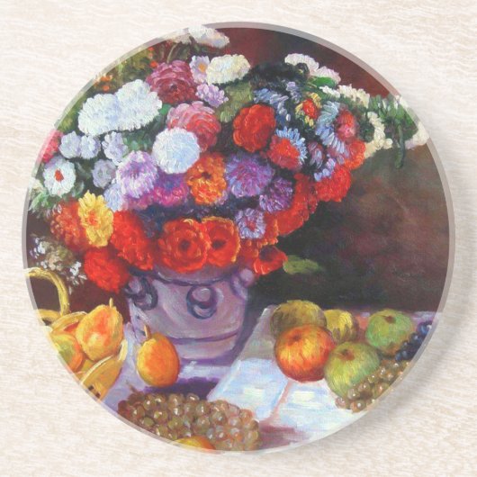 Monet Blume und Obst Getränkeuntersetzer (Vorne)