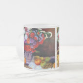 Monet Blume und Obst Mattglastasse (Vorderseite Links)