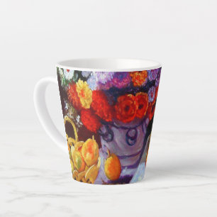 Monet Blume und Obst Milchtasse