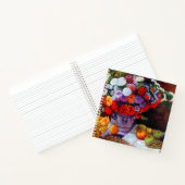 Monet Blume und Obst Notizblock (Innenseite)