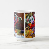 Monet Blume und Obst Verwandlungstasse (Zentrum)