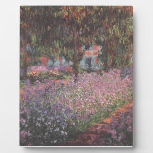 Monet-Blumen Künstlergarten Giverny Reben Kunst Fotoplatte