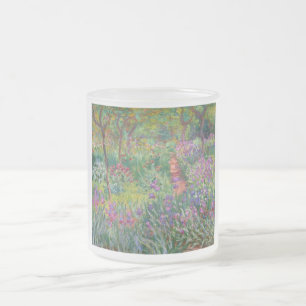 monet Blumen Vintag d-Iris-Garten-an-giverny Mattglastasse