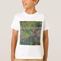 monet Blumen Vintag d-Iris-Garten-an-giverny