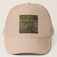 monet Blumen Vintag d-Iris-Garten-an-giverny