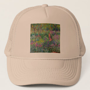 monet-blumen-vintage-der-schwertlilien-garten-in-g truckerkappe