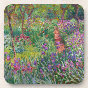 monet Blumen vintage die-Schwertlilie-Garten-in-Gi Getränkeuntersetzer