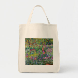 monet Blumen vintage die-Schwertlilie-Garten-in-Gi Tragetasche