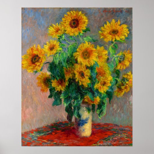 Monet Bouquet Poster (Vorne)