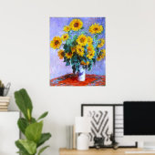 Monet Bouquet Poster (Heimbüro)