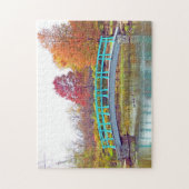 Monet Bridge im Herbst Puzzle (Vertikal)