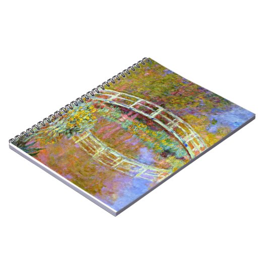 Monet - Brücke im Monet's Garden Notizblock (Linke Seite)