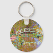 Monet - Brücke im Monet's Garden Schlüsselanhänger (Rückseite)