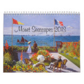 Monet Calendar For 2013 ~ Monet Seascapes Calendar Kalender (Titelbild)