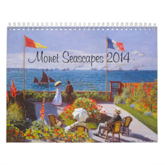 Monet Calendar For 2014 ~ Monet Seascapes Calendar Kalender