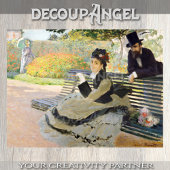 Monet-Camille auf dem Monte Tamaro Seidenpapier