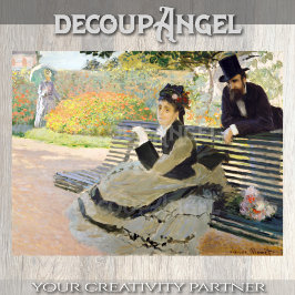 Monet-Camille auf dem Monte Tamaro Seidenpapier