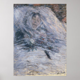 Monet - Camille auf dem Totenbett 1879 Poster
