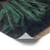 Monet Camille in grünem Kleid Poster (Ecke)