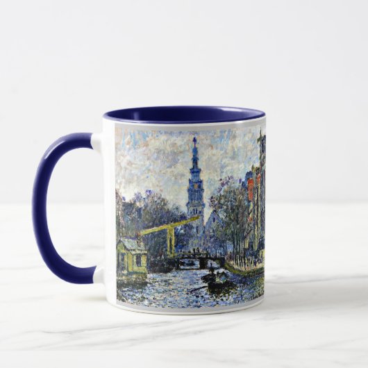 Monet: Canal in Amsterdam Tasse (Links)