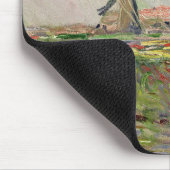 Monet Champ Tulipes und der Extravagante Llama Mousepad (Ecke)