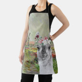 Monet Champ Tulipes und der Extravagante Llama Schürze (InSitu)