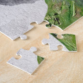 Monet Champ Tulipes und Extravagante Katze Puzzle (Seite)