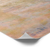 Monet - Charing Cross Bridge in London Poster (Ecke)