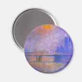 Monet Charing Cross Bridge Magnet (Vorderseite/Rückseite)