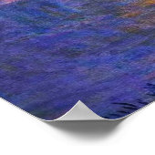 Monet Charing Cross Bridge Poster (Ecke)