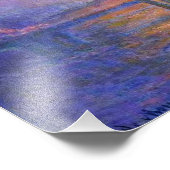 Monet Charing Cross Bridge Print Fotodruck (Ecke)