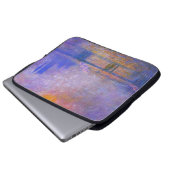 Monet Charing Querbrücken-Laptop-Hülse Laptopschutzhülle (Vorne Knopf)