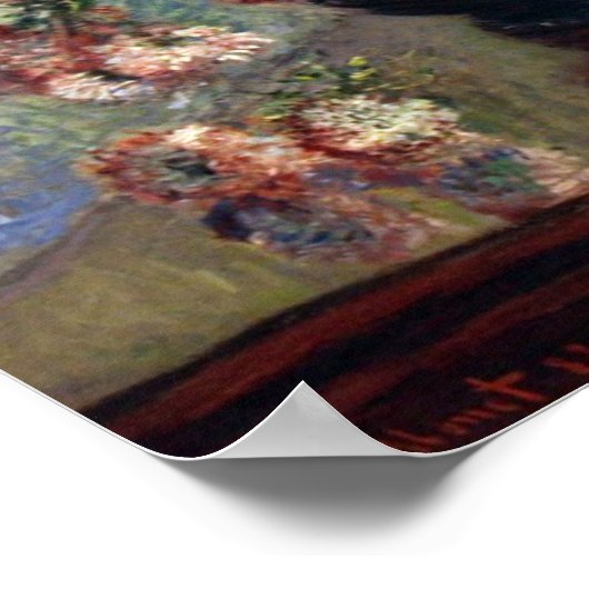 Monet Chrysanthema Print Poster (Ecke)