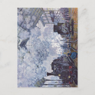 Monet, Claude Bahnhof Saint Lazare in Paris, Ankun Postkarte