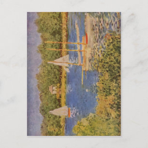 Monet, Claude Das Seinebecken bei Argenteuil 1874  Postkarte