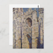 Monet, Claude Kathedrale von Rouen (Das Portal und Postkarte (Vorne/Hinten)