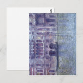 Monet, Claude Palazzo da Mula, Venedig 1908 Postkarte (Vorne/Hinten)
