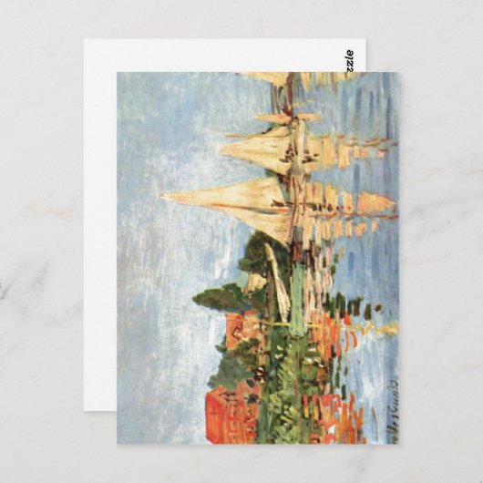 Monet, Claude R?gate ? Argenteuil Regatta bei Arge Postkarte (Vorne/Hinten)