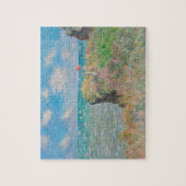 Monet Cliff Walk bei Pourvil Impressionist Malerei Puzzle (Vertikal)