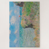 Monet Cliff Walk bei Pourvil Impressionist Malerei Puzzle (Vertikal)