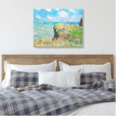 Monet Cliff Walk bei Pourville Leinwanddruck (Insitu (Schlafzimmer))