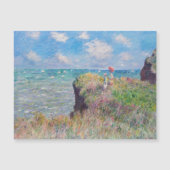 Monet - Cliff Walk bei Pourville Magnetkarte (Vorderseite)